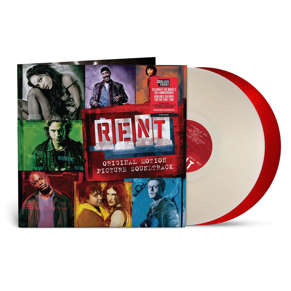 Rent 8211 OST 8211 2LP 8211 Milky Clear 038 Red Vinyl RSD Black Friday 2025