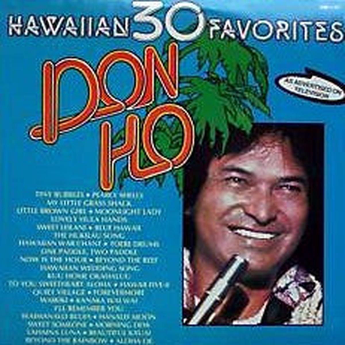 Don Ho Hawaiian 30 Favorites 1979 Folk (vinyl lp)