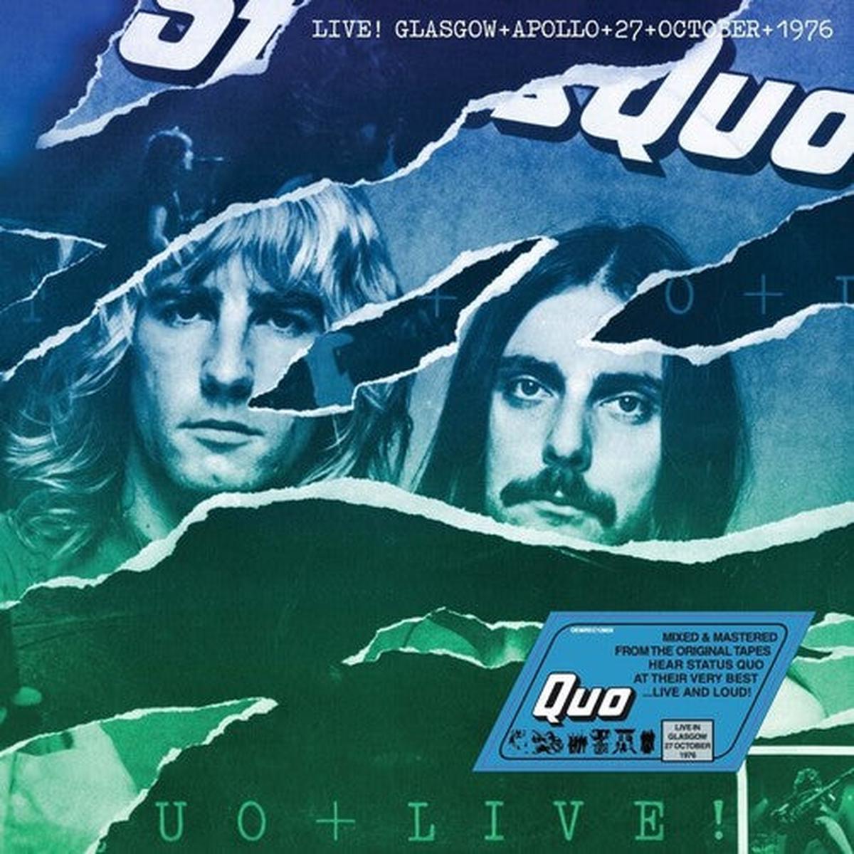 Status Quo: Live In Glasgow 27Th October 1976 - 140-Gram Black Vinyl - VINYL LP