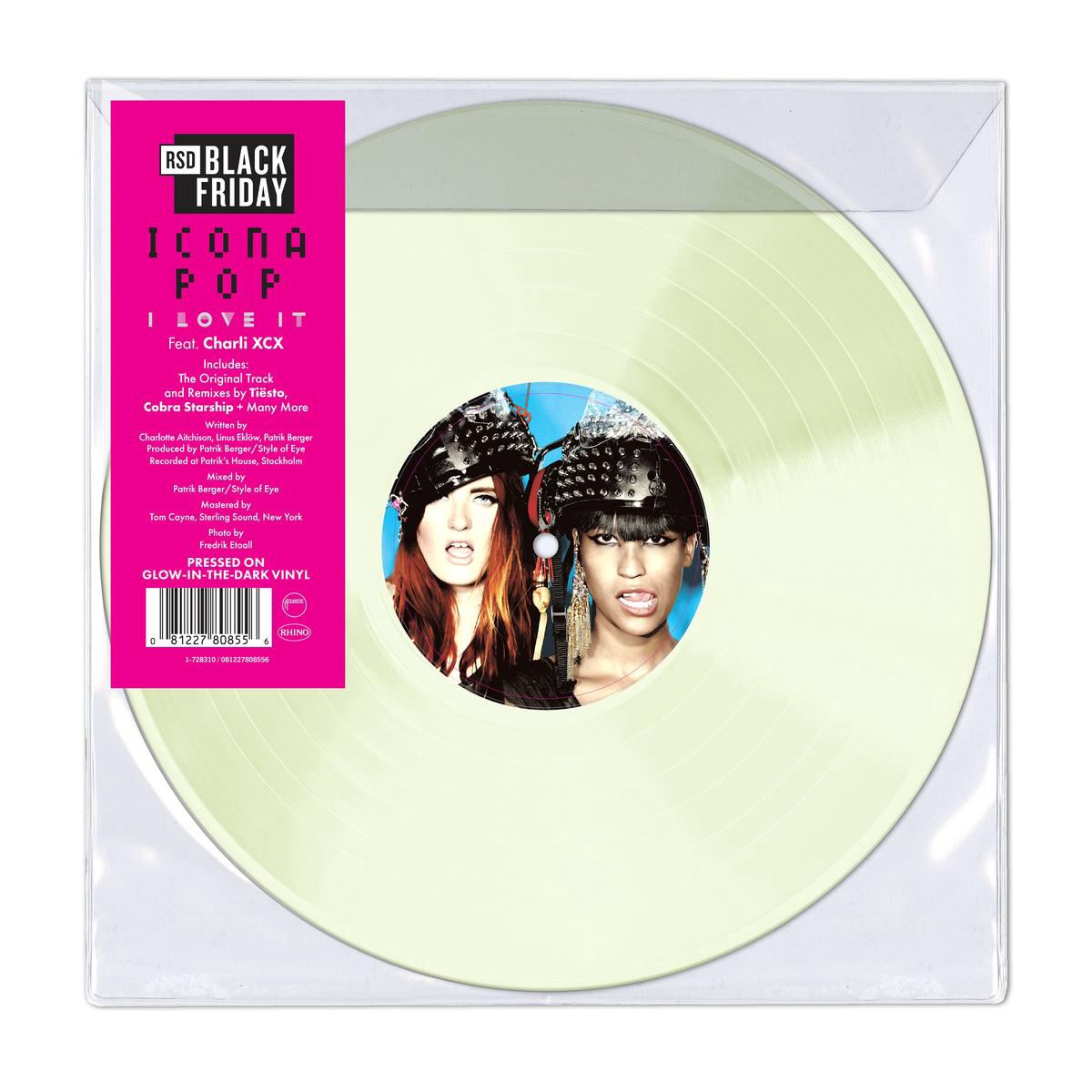 Icona Pop 8211 I Love it (Feat Charli XCX) 8211 1LP 8211 Glow in the Dark Vinyl RSD Black Friday 2025