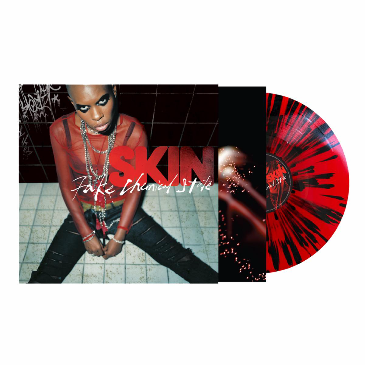 Fake Chemical State Red and Black Splatter Vinyl LP NAD 2025