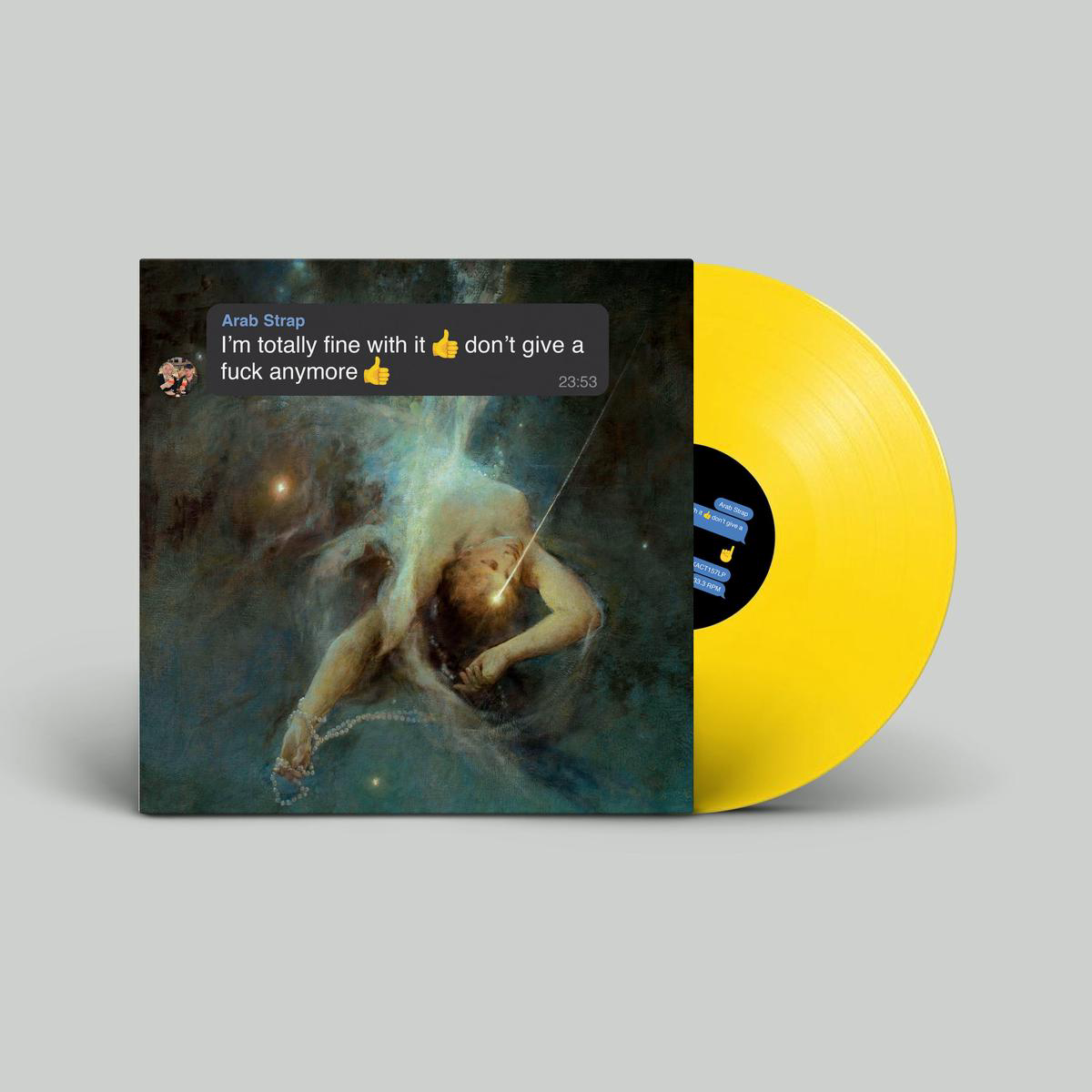 Im totally fine with it dont give a fuck anymore Limited 8217Emoji Yellow8217 Vinyl LP
