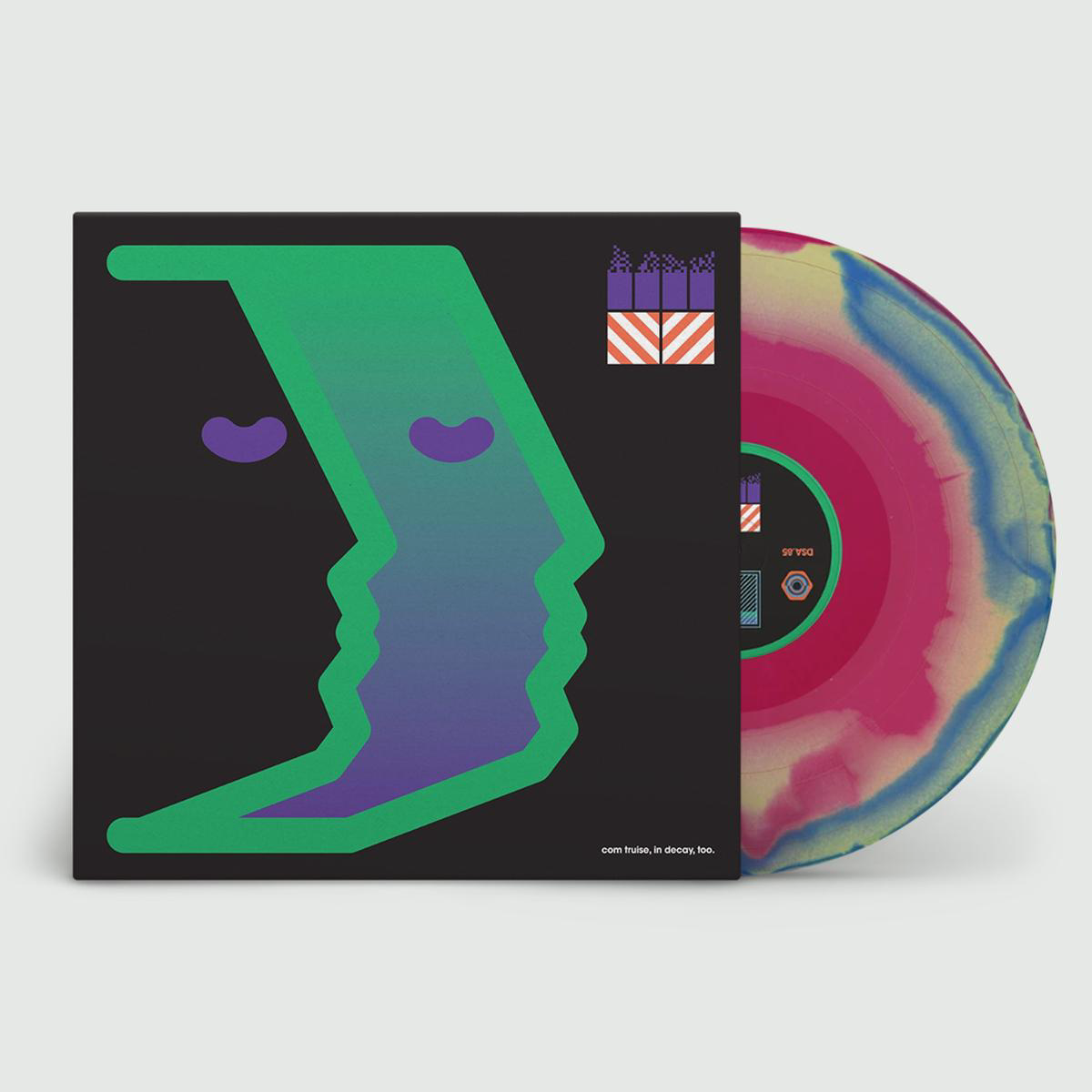 In Decay Too Limited Edition Synthetic Storm Red Blue Yellow Marble Vinyl LP