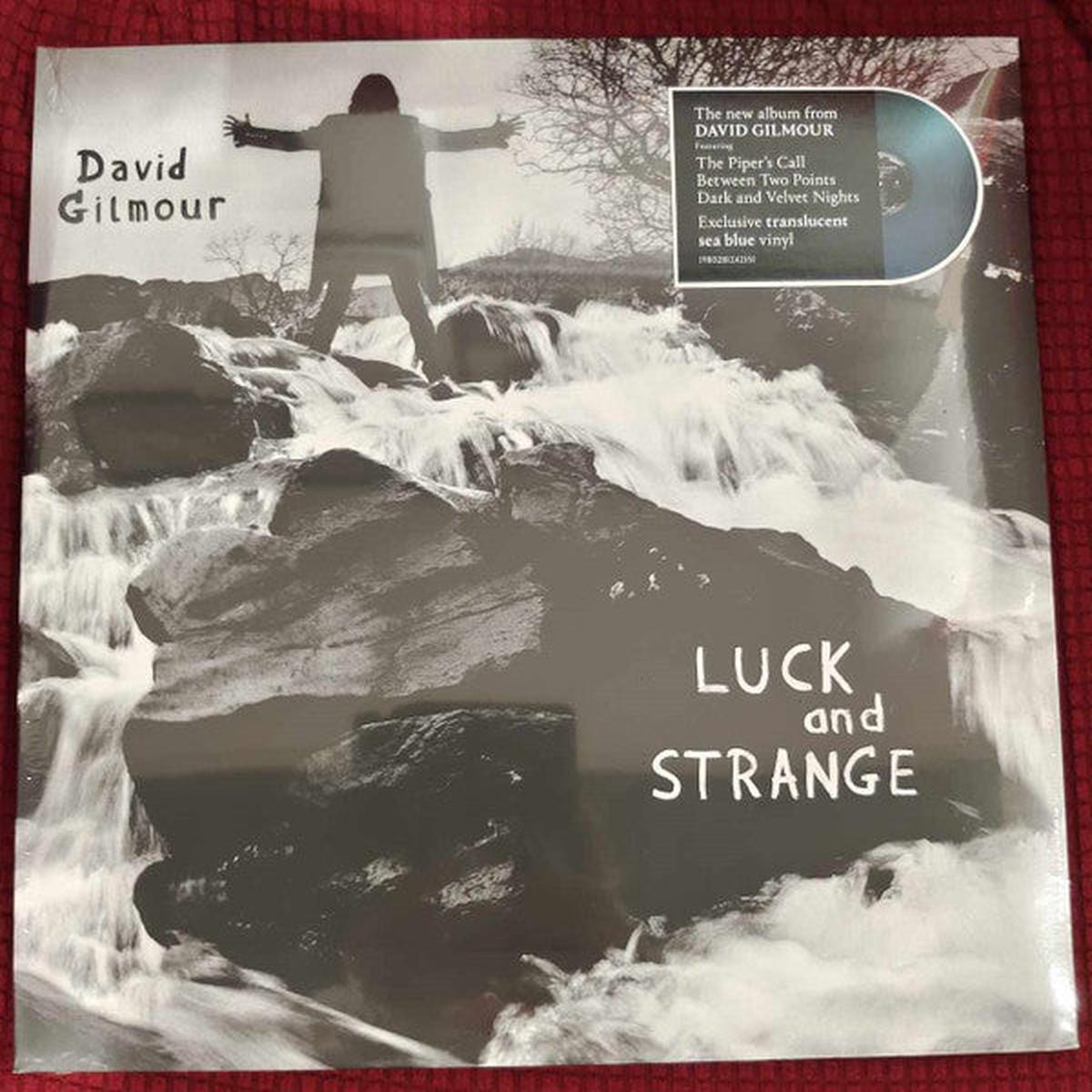 GILMOUR DAVID 8211 LUCK 038 STRANGE SEA BLUE VINYL 8211 LP