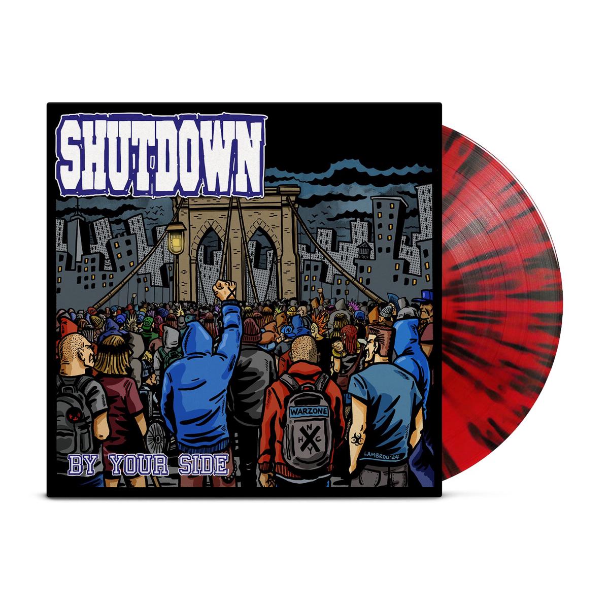 By Your Side / Still... Against All Odds  Red W/ Black Splatter  Limited to 250