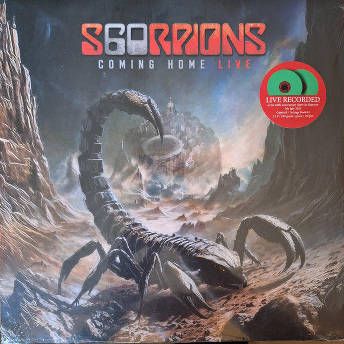 SCORPIONS 8211 COMING HOME LIVE (GREEN 2LP SET) 8211 LP