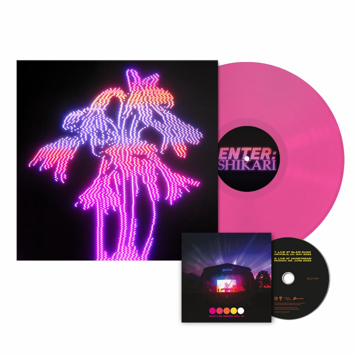 Dancing On The Frontline Transparent Neon Pink Vinyl LP Blu-Ray