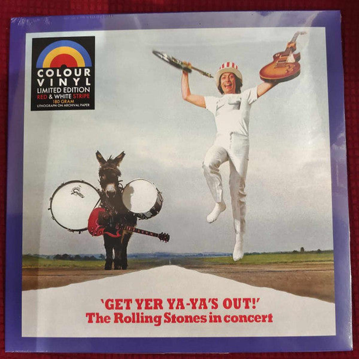 ROLLING STONES 8211 GET YER YA-YA8217S OUT RED 038 WHITE STRIPE 8211 LP
