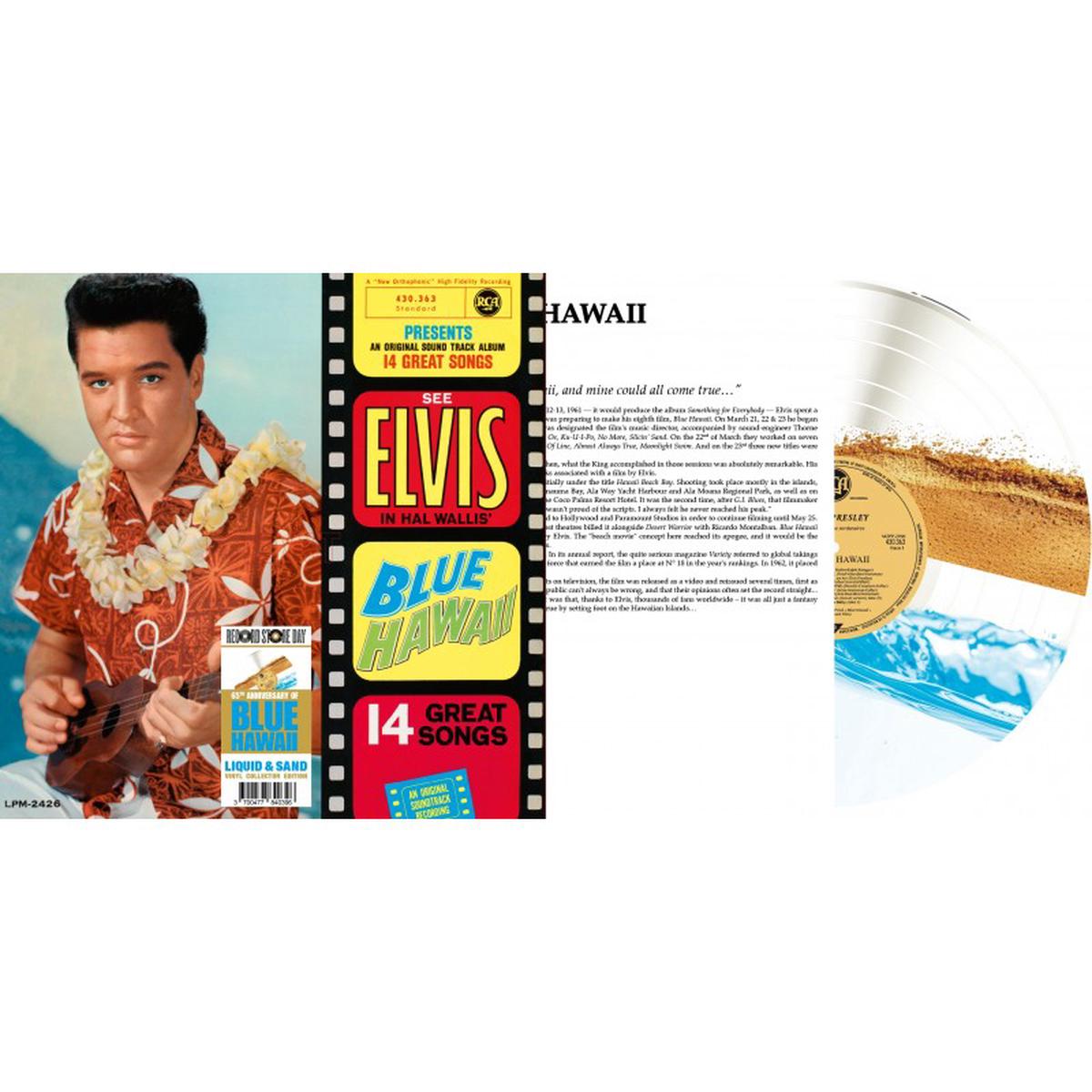 Elvis Presley - Blue Hawaii - 1LP - Liquid-Filled Vinyl  Blue Liquid & Sand [Record Store Day 2026]