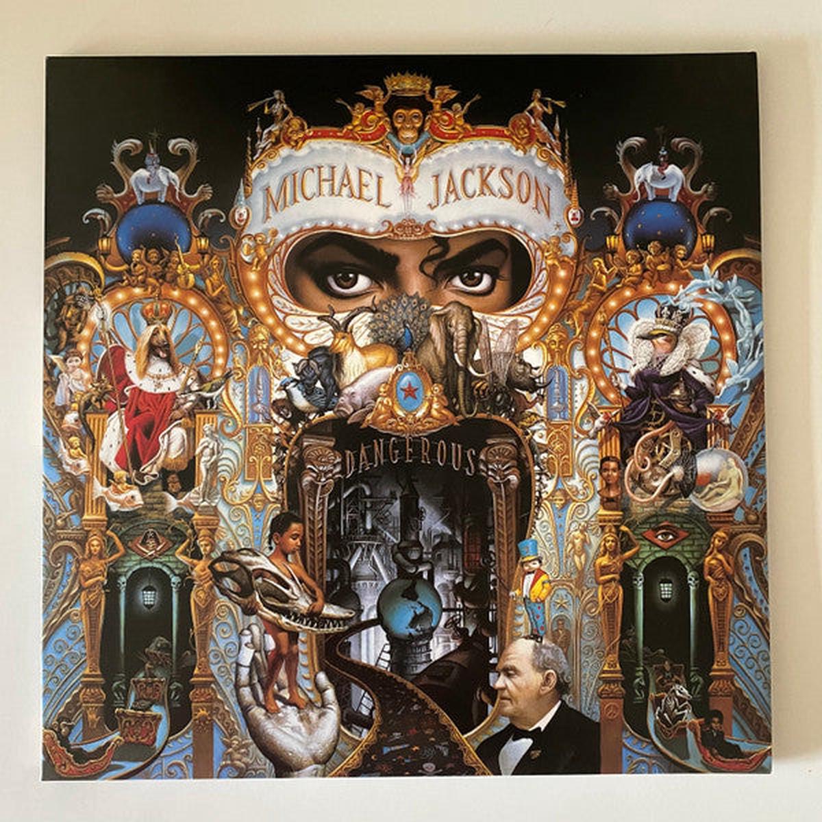 JACKSON, MICHAEL - DANGEROUS : 2LP RED/BLACK SWIRL VINYL - LP