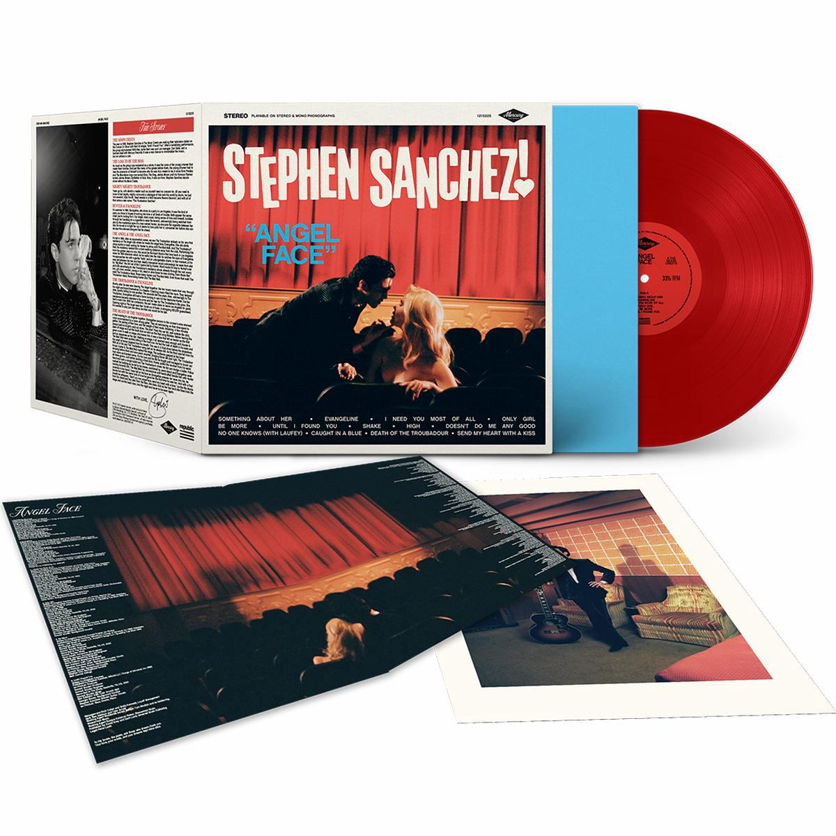 Angel Face Online Exclusive Opaque Red Vinyl LP