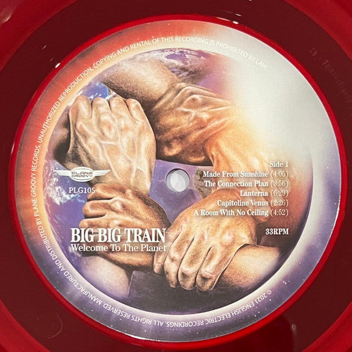 Big Big Train  Welcome To The Planet - RED COLOURED VINYL 180 GRAM LP - NEW