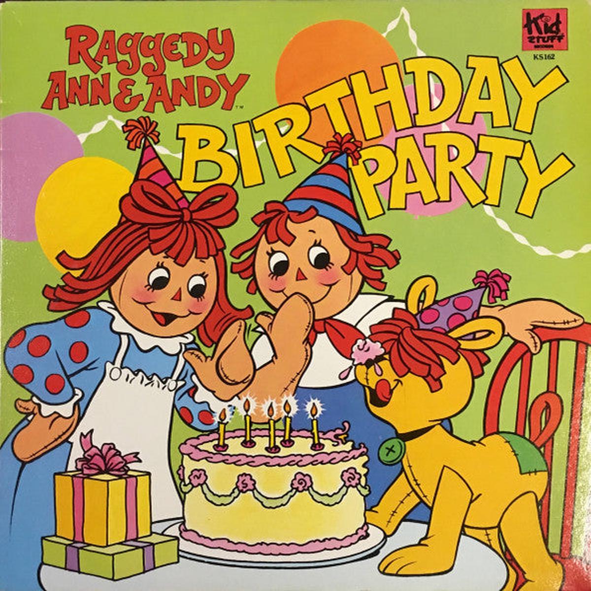 Raggedy Ann & Andy Birthday Party 1980 Story (vinyl lp) A RARITY !
