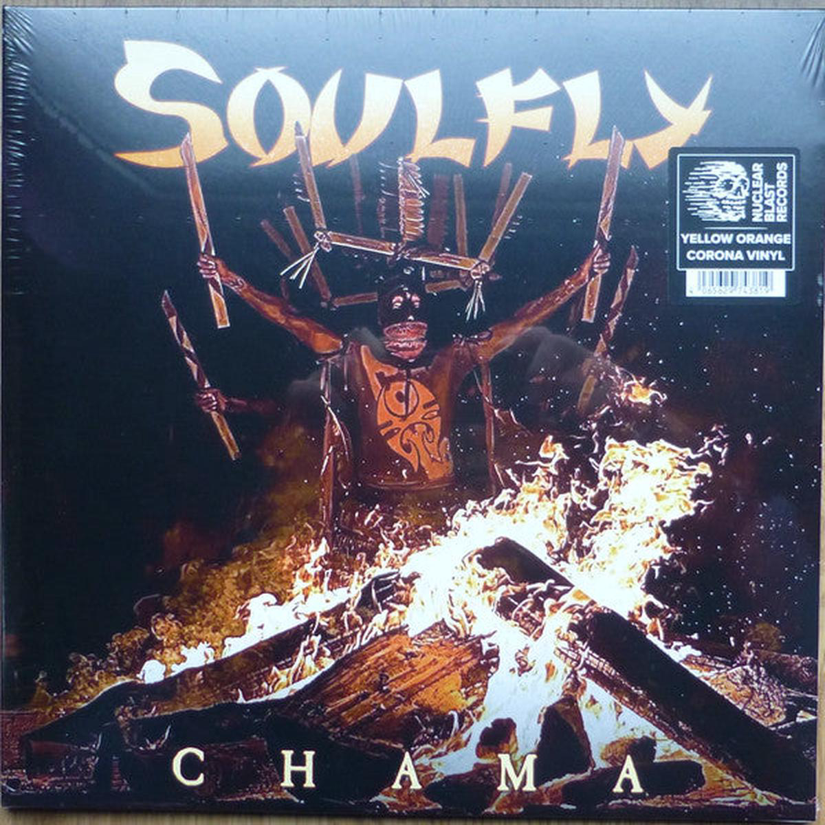 SOULFLY 8211 CHAMA YELLOW 038 ORANGE CORONA VINYL 8211 LP