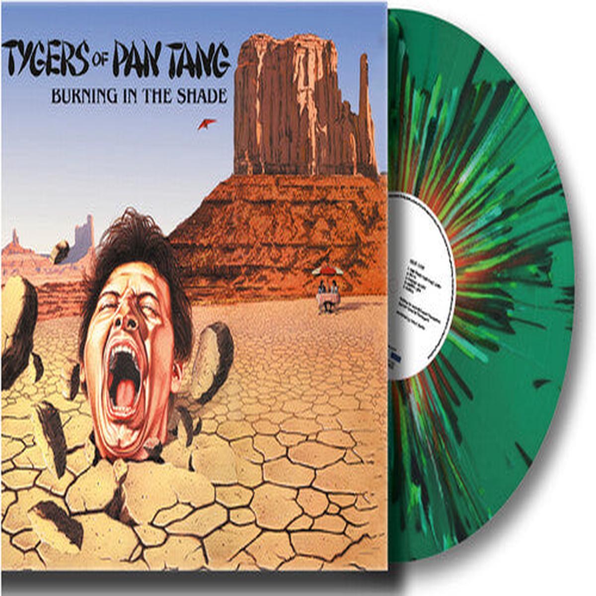 Tygers of Pan Tang: Burning In The Shade - Splatter Green Vinyl - VINYL LP