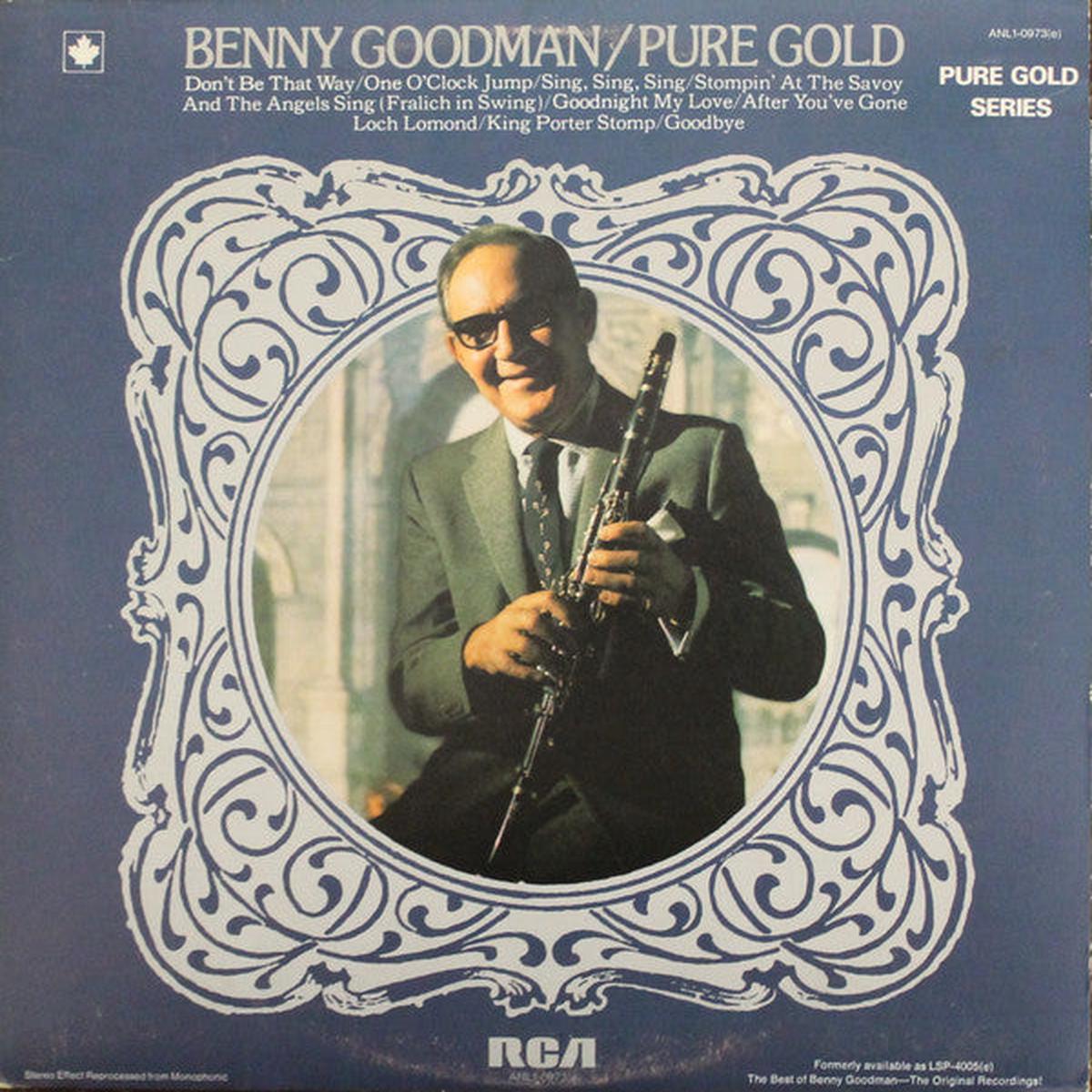 Benny Goodman Pure Gold 1975 Big Band (vinyl lp)