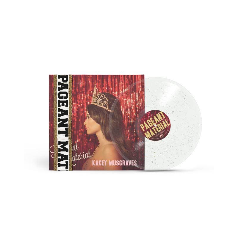 Pageant Material 10th Anniversary Gold Glitter Vinyl
