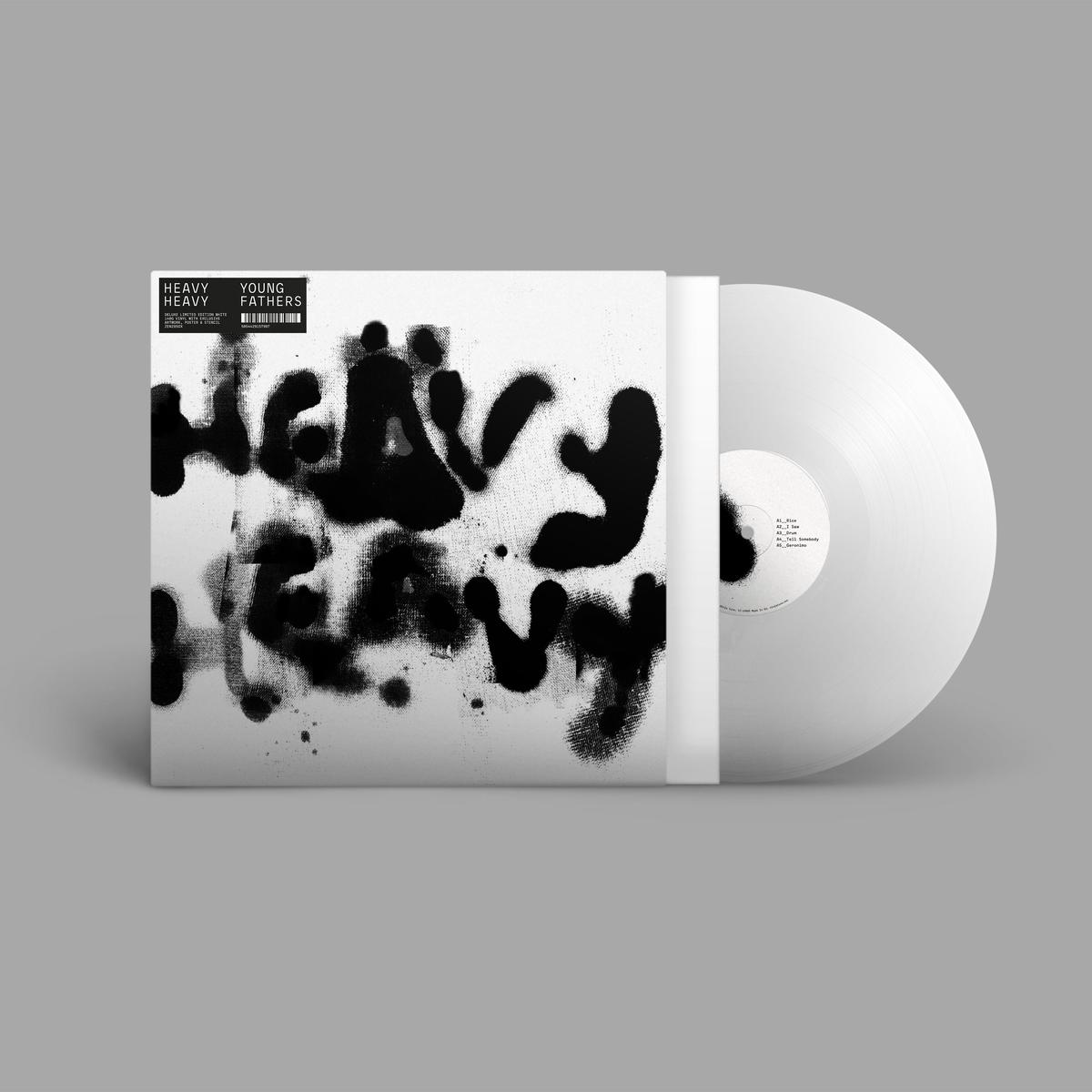 Heavy Heavy Limited Deluxe White Vinyl w White Silkscreen Sleeve LP