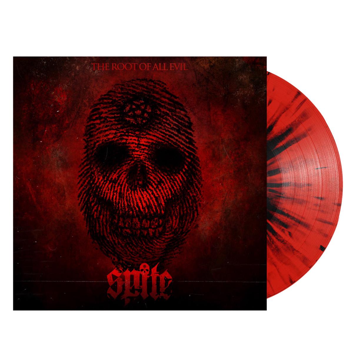The Root Of All Evil Red W/ Black Splatter