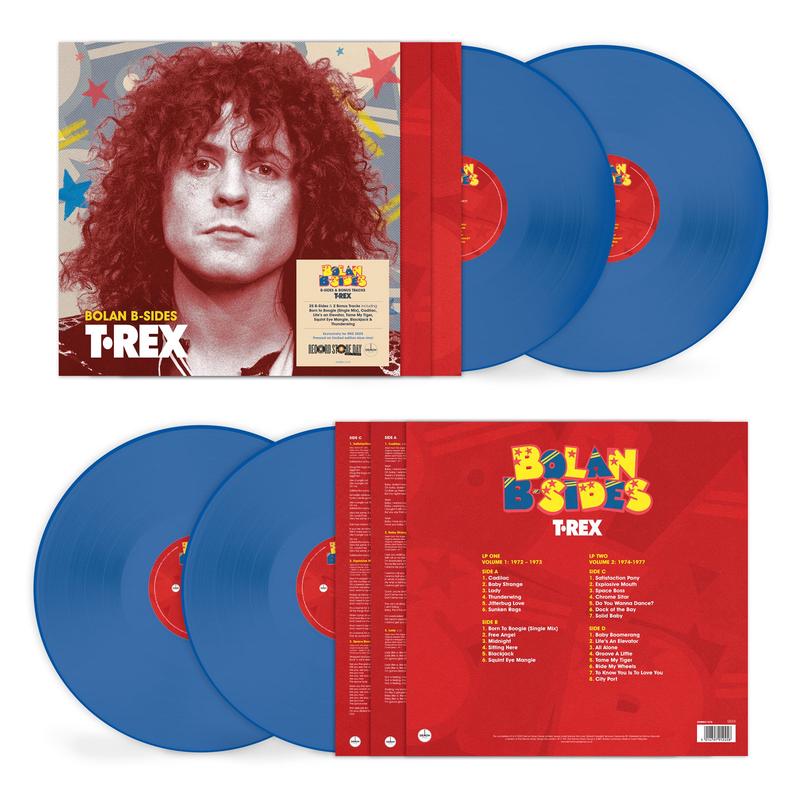 T. Rex - Bolan B-Sides - 2LP - 140g Translucent Blue vinyl  [Record Store Day 2025]