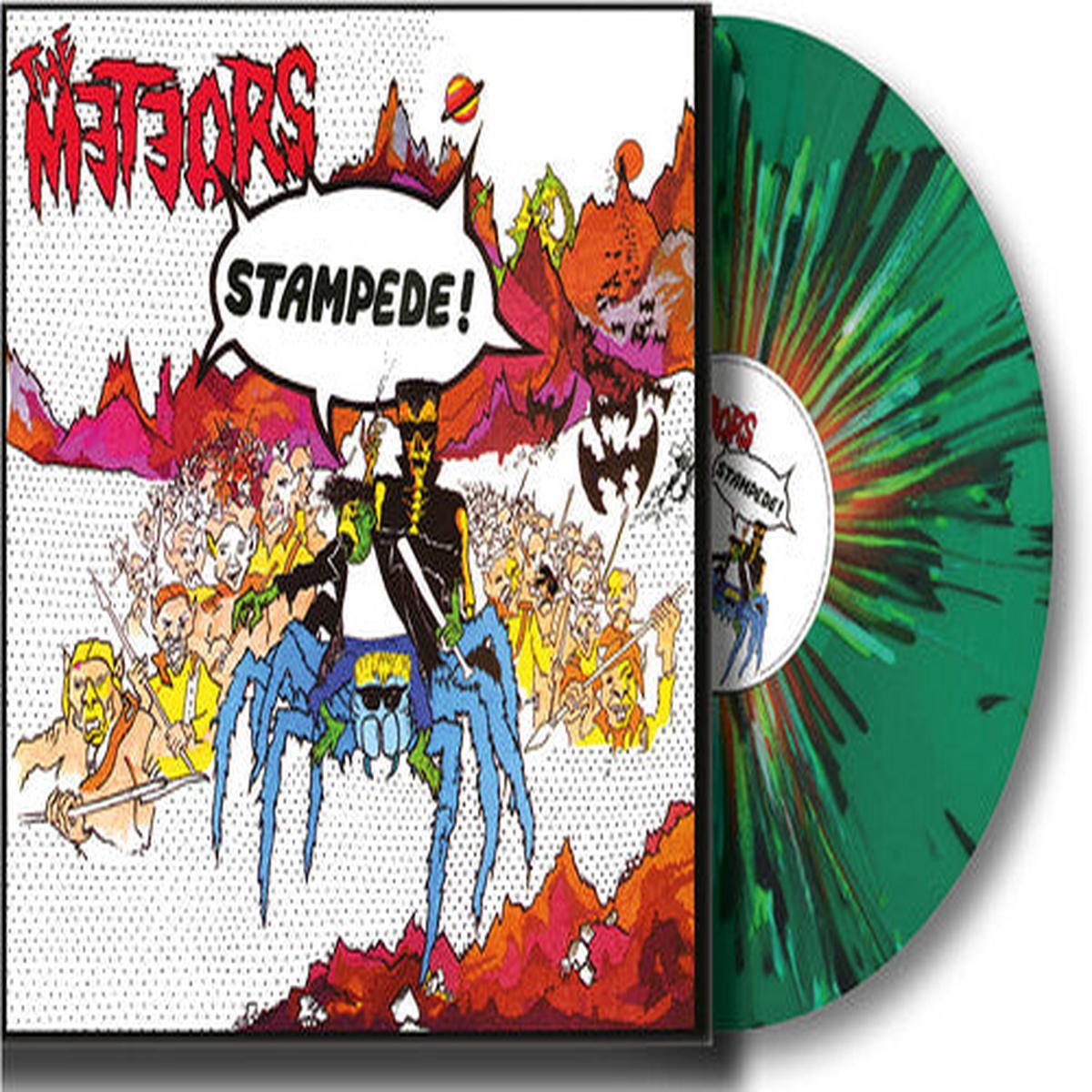 The Meteors: Stampede - Splatter Green Vinyl - VINYL LP