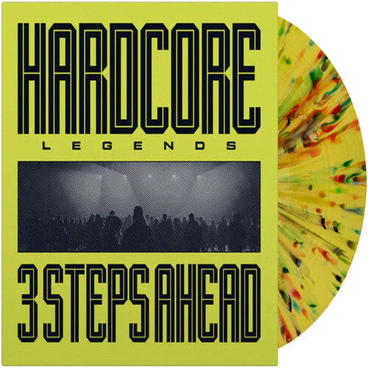 3 Steps Ahead: Hardcore Legends - Limited 140-Gram Yellow Splatter Colored Vinyl - VINYL LP