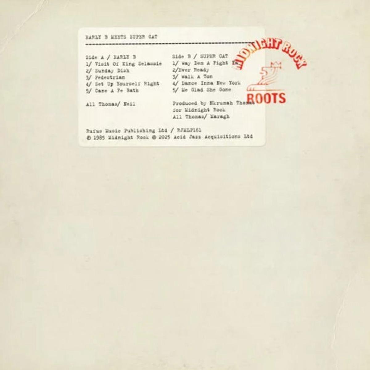 Early B & Super Cat - Early B Meets Super Cat (LP)