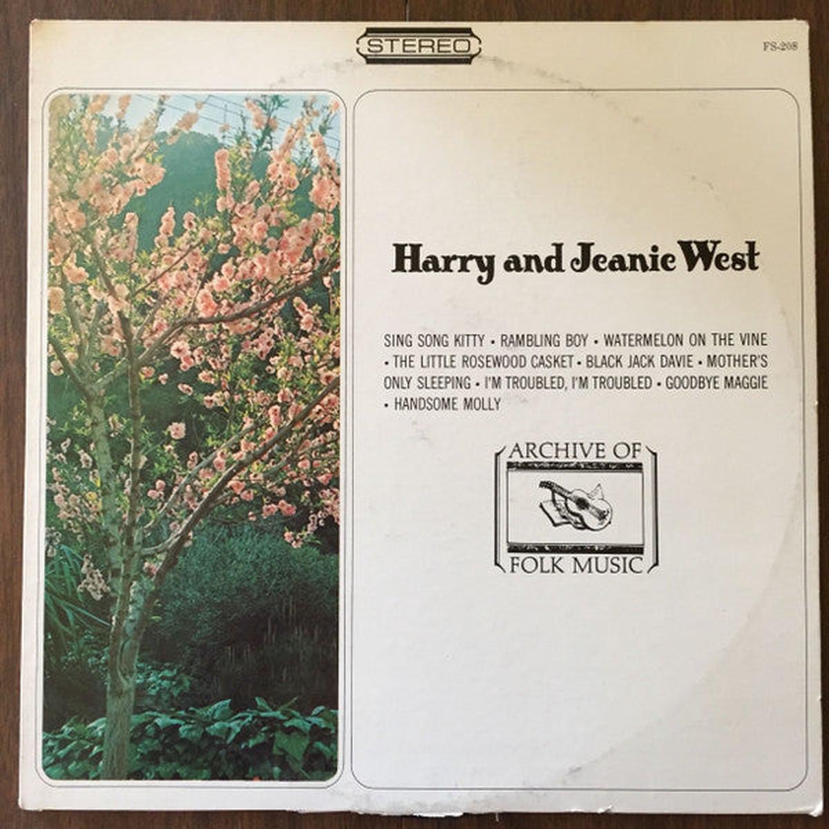 Harry & Jeanie West Archive of Folk Music (Appalachian Folk / Traditional, Vinyl LP)