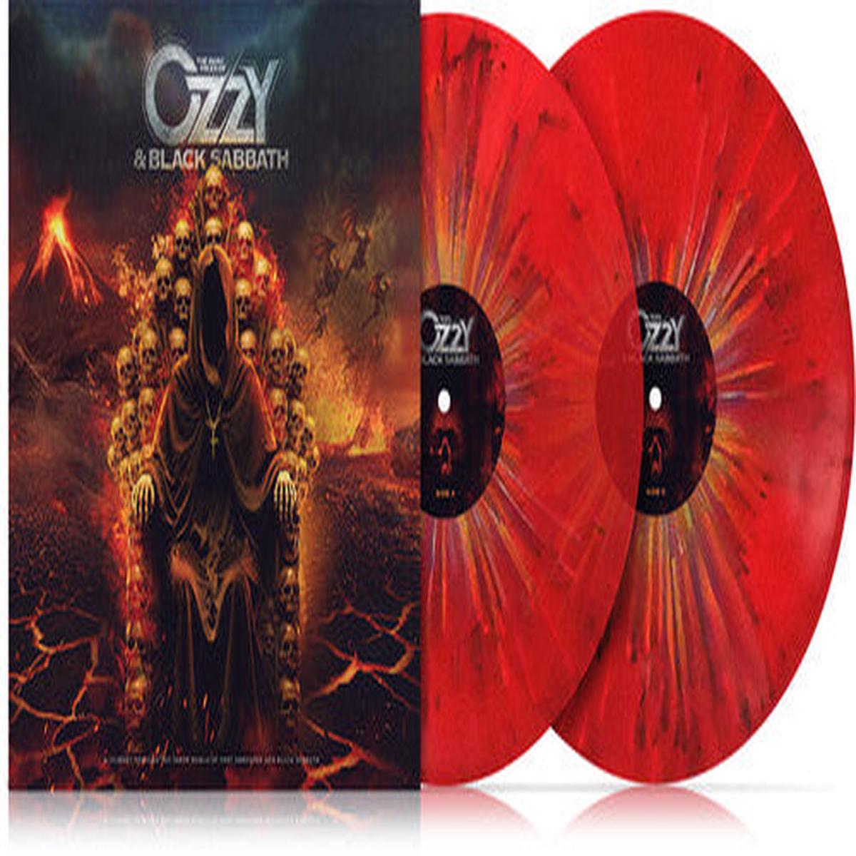 Many Faces of Ozzy & Black Sabbath / Various - Red: The Many Faces Of Ozzy & Black Sabbath / Various - Red Splatter Vinyl - VINYL LP