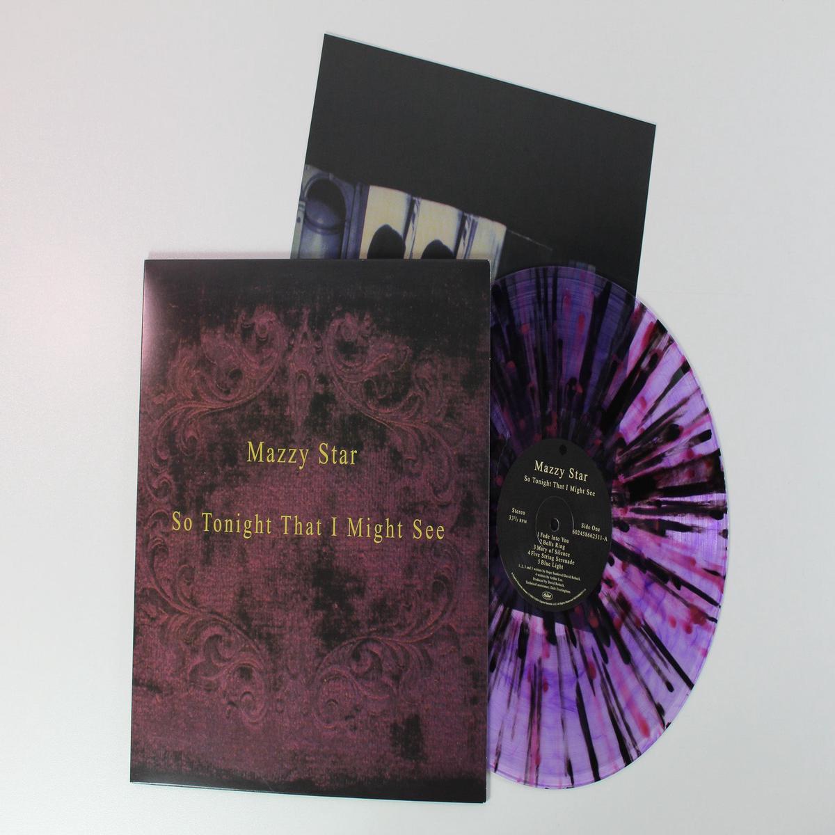 Mazzy Star - So Tonight That I Might See on Capitol Violet Smoke w Purple Black Splatter Reissue