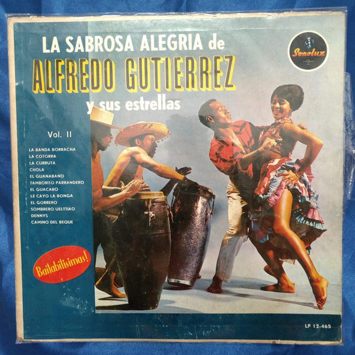 Alfredo Gutirrez Y Sus Estrellas La Sabrosa Alegra De Alfredo Gutierrez Y Sus Estrellas Vol. II LP