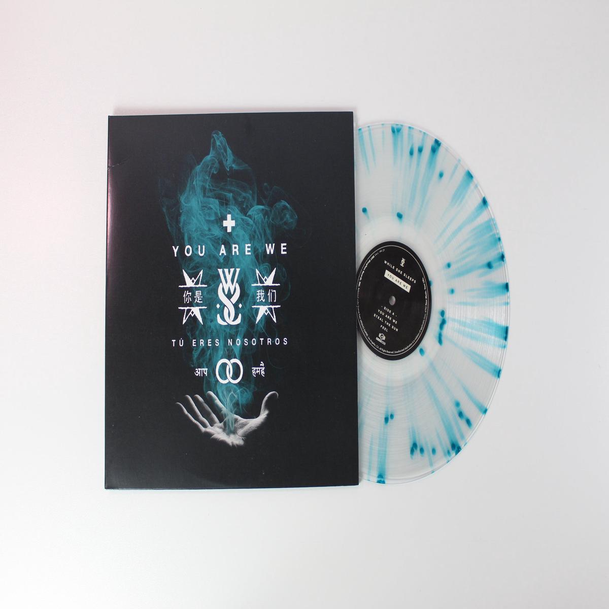 While She Sleeps - You Are We on SharpTone Ltd 2 X 12 45 RPM Clear With Blue Splatter Vinyl Reissue