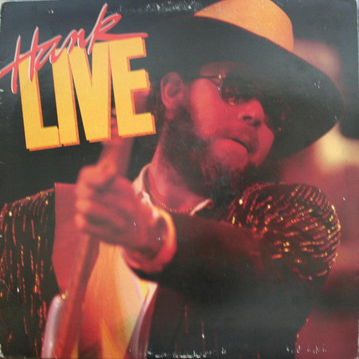Hank Williams Jr. Hank "Live" LP