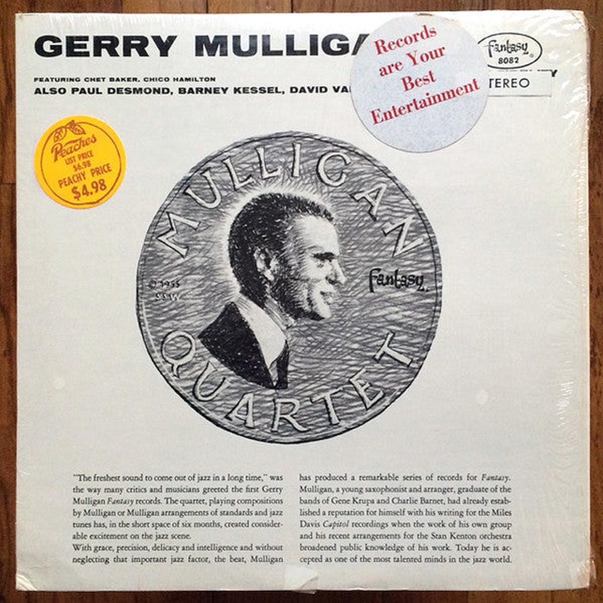 Gerry Mulligan Quartet Gerry Mulligan / Paul Desmond LP
