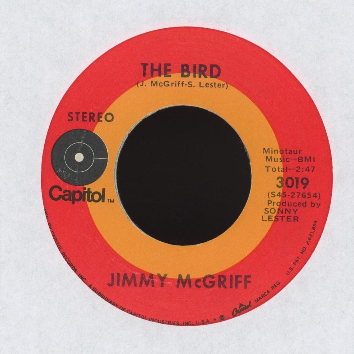 Jimmy McGriff - The Bird Plain Brown Bag on Capitol Jazz Funk 45
