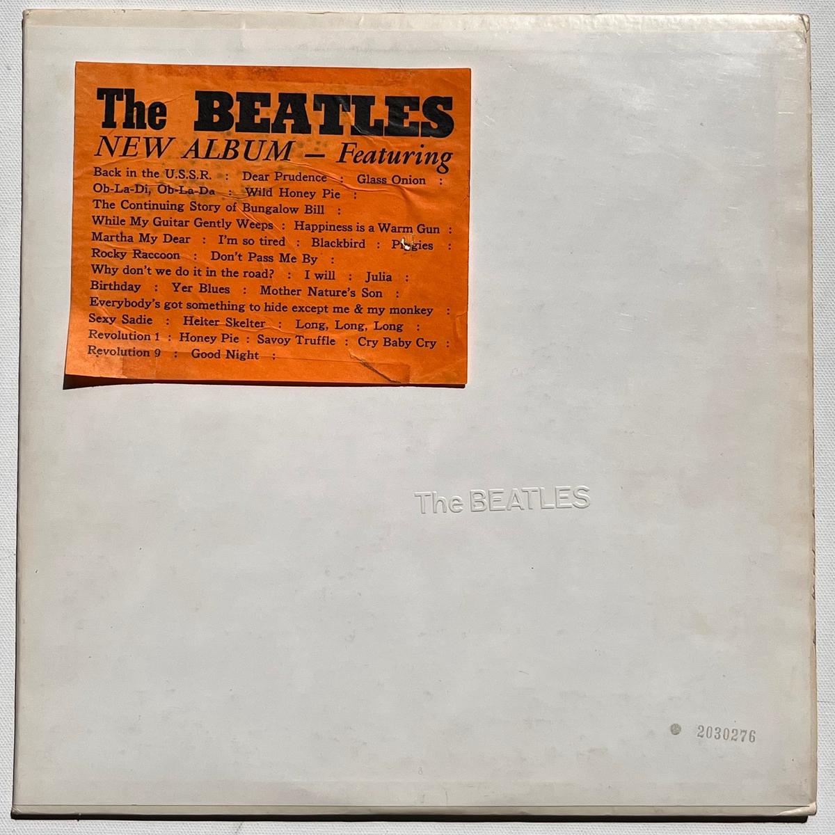 The Beatles - White Album (with rare Orange Hype Sticker) 2LP