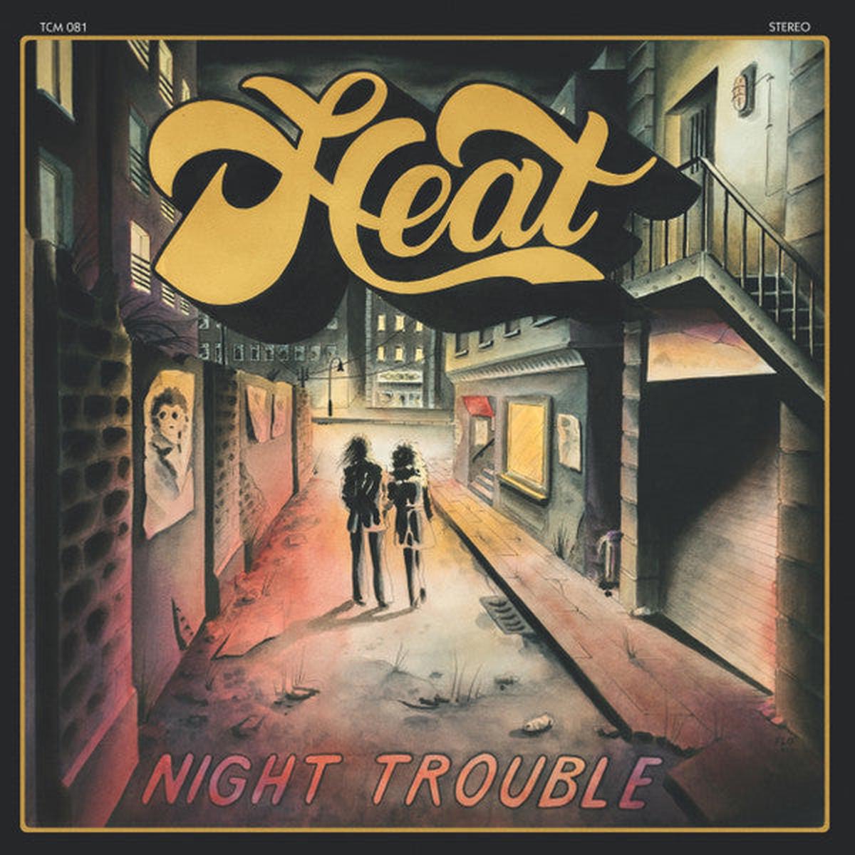 Heat  Night Trouble (Red W/ Black Haze) LP