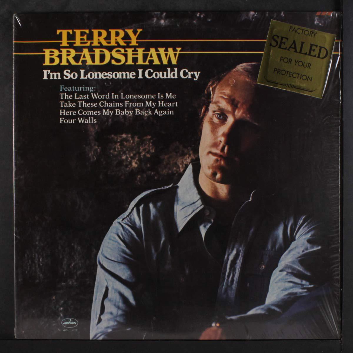Terry Bradshaw I'm So Lonesome I Could Cry LP