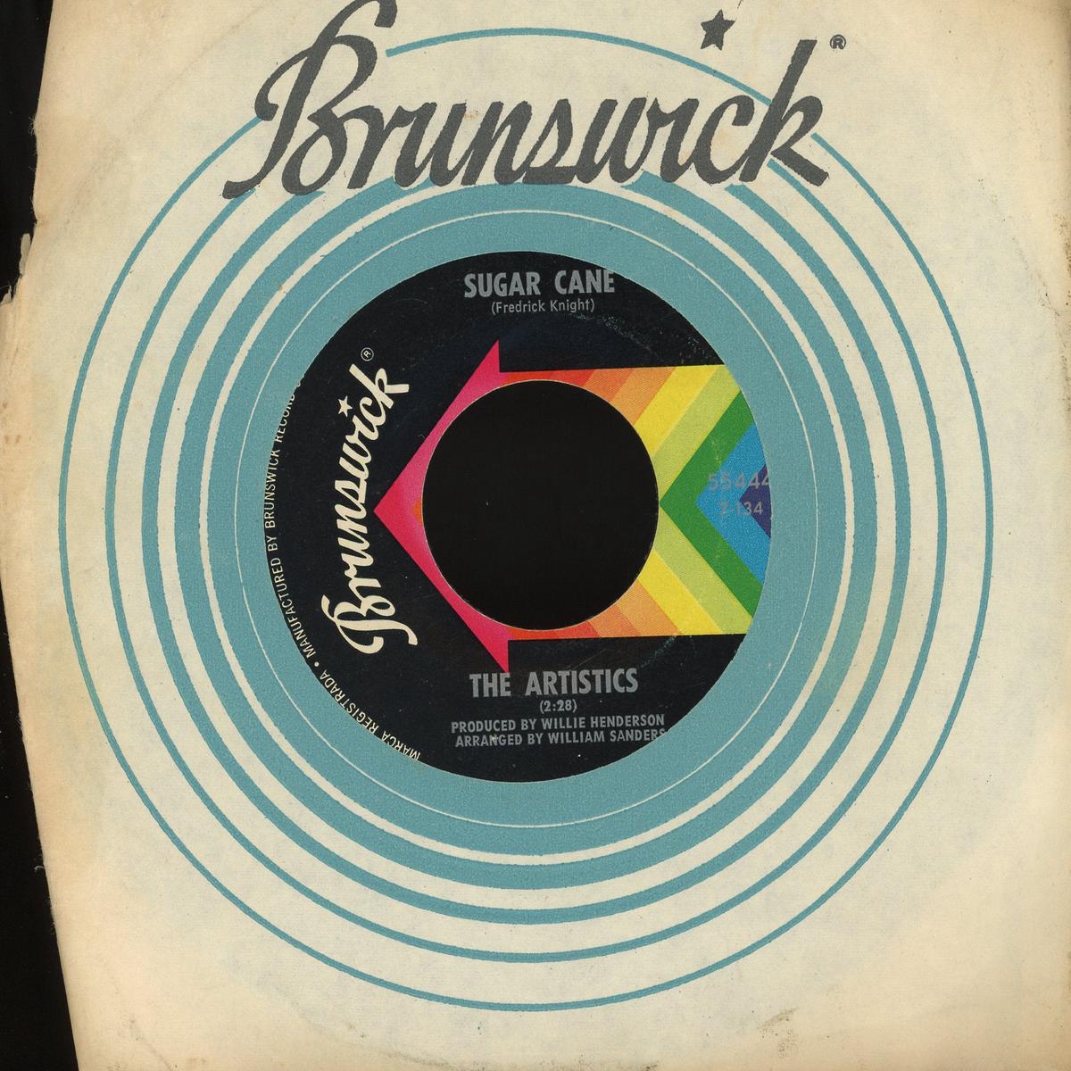 The Artistics - Make My Life Over (I Want You To) Sugar Cane on Brunswick Soul 45