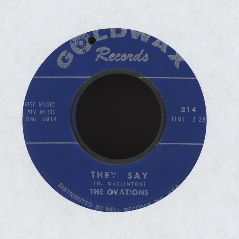 The Ovations - They Say on Goldwax Northern Soul 45
