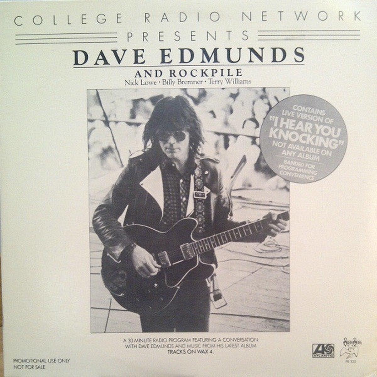 Dave Edmunds And Rockpile College Radio Network Presents Dave Edmunds And Rockpile LP