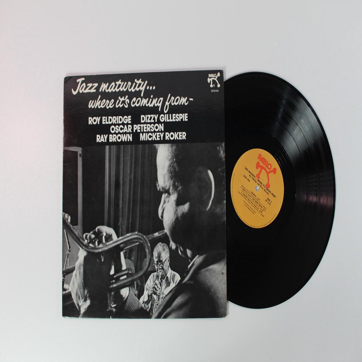 Dizzy Gillespie Roy Eldridge - Jazz Maturity Where Its Coming From on Pablo Records