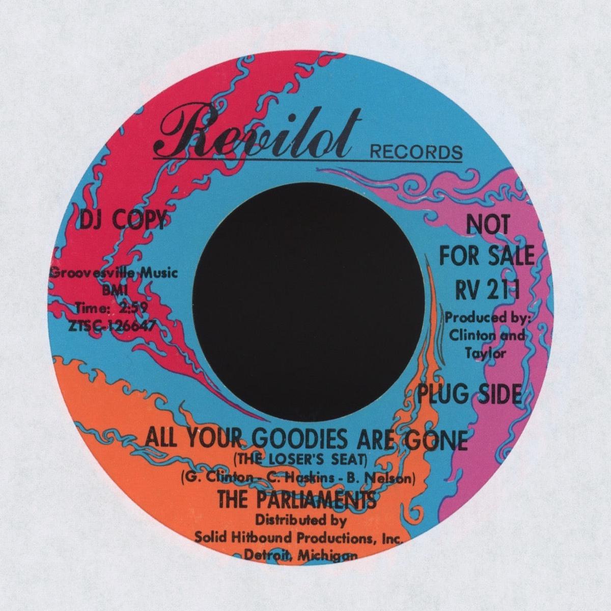 The Parliaments - All Your Goodies Are Gone (The Losers Seat) on Revilot Promo Northern Soul 45