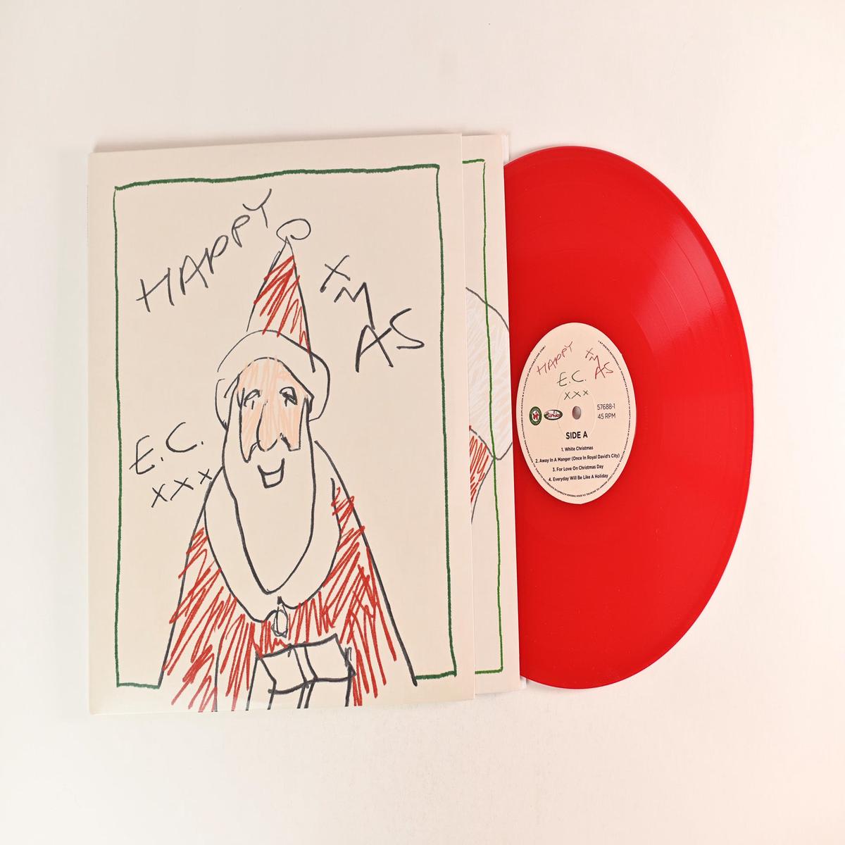 Eric Clapton - Happy Xmas on Bushbranch 45 RPM 180 Gram Red Green Vinyl