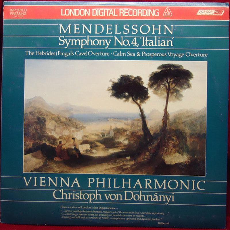Felix Mendelssohn-Bartholdy - Symphony No. 4, 'Italian'