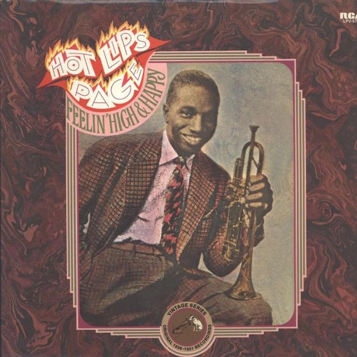 Hot Lips Page Feelin' High And Happy (Original 1938-1951 Recordings) LP