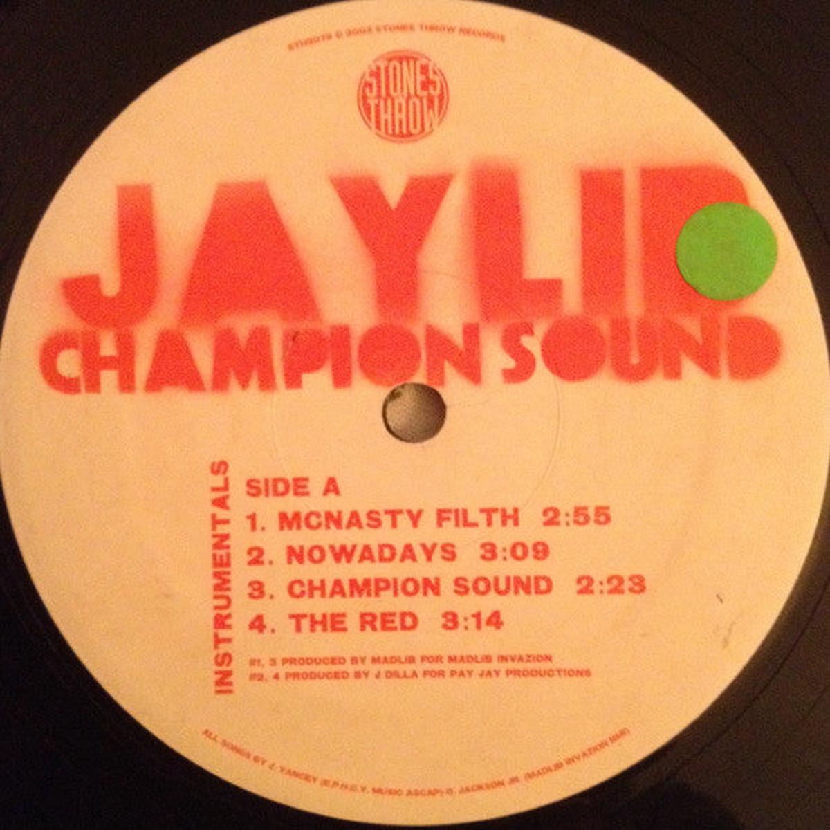 Jaylib - Champion Sound Instrumentals 2LP