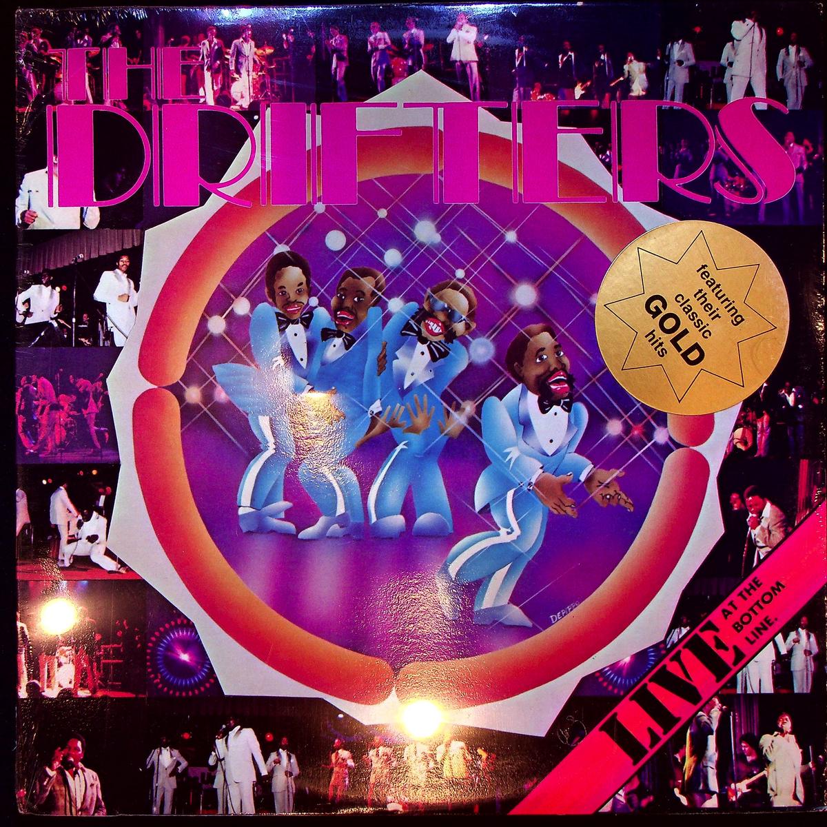 Sealed-LP-The Drifters-Live At The Bottom Line