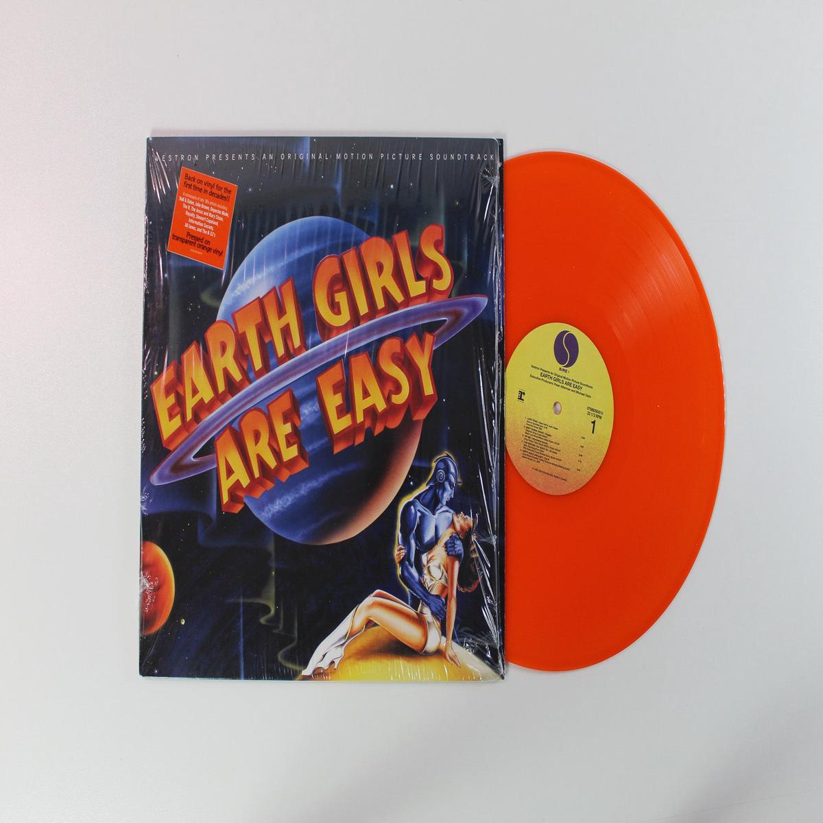 Various - Earth Girls Are Easy (Original Motion Picture Soundtrack) on Reprise Records Sire - Orange Vinyl