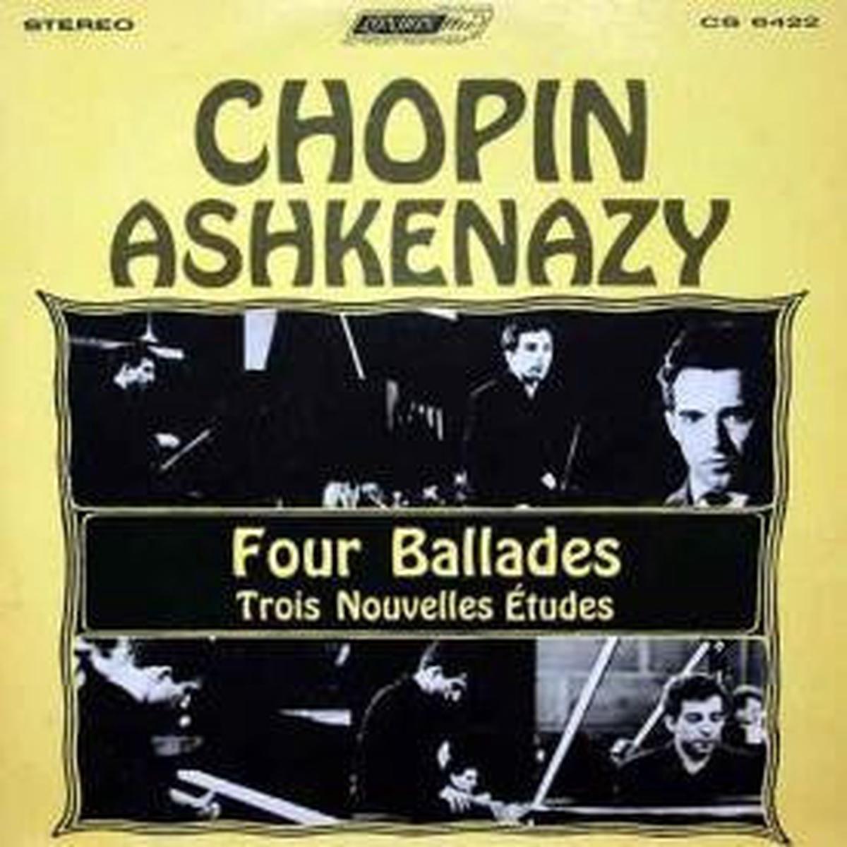 Chopin - Chopin / Ashkenazy Four Ballades / Trois Nouvelles tudes LP